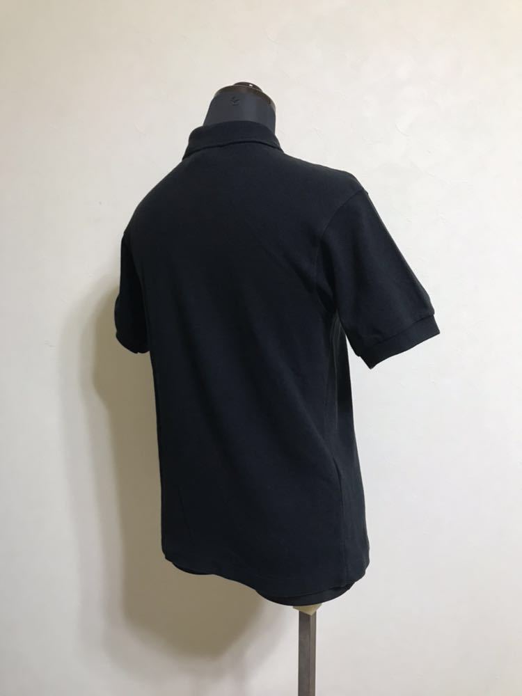 LACOSTE ラコステ 鹿の子 ポロシャツ トップス キッズサイズ12 半袖 黒 F5191_画像5