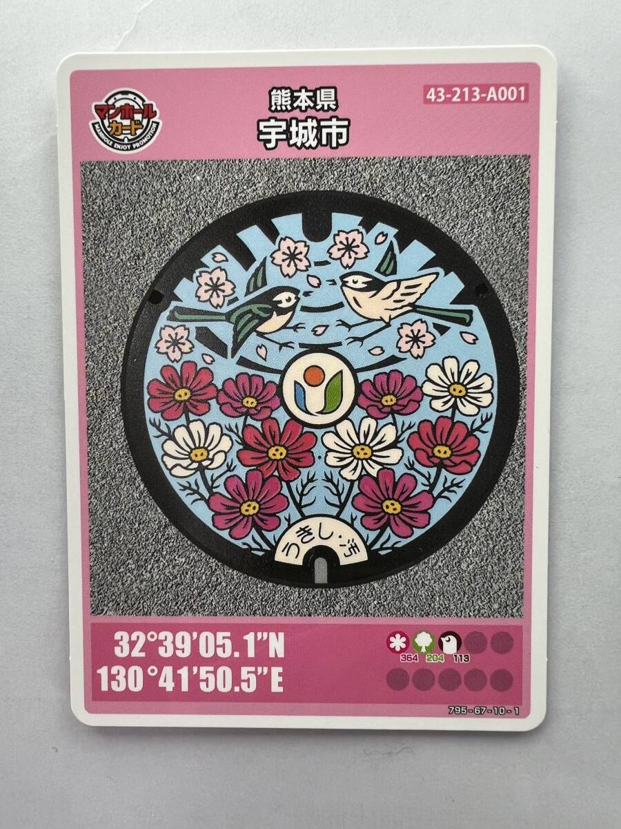 マンホールカード 熊本県 宇城市 002の画像1