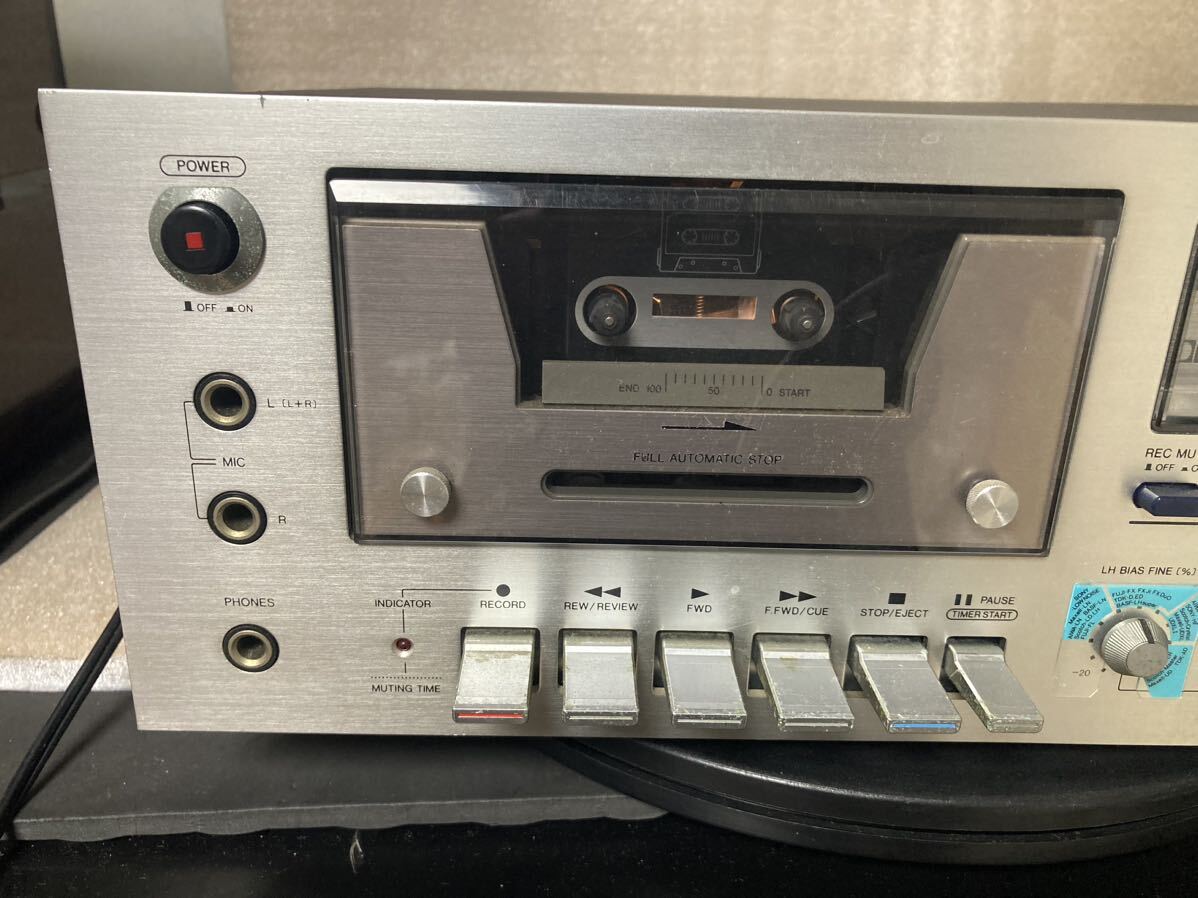 【ジャンク品】AIWA カセットデッキ AD-7350 casette deck junk_画像5