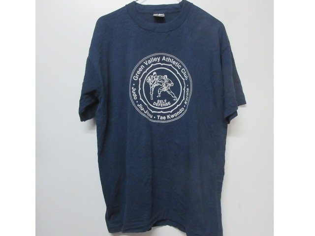 90s USA製　Tシャツ L　紺　テコンドー　vintage　ビンテージ　アメリカ古着　sy2193_画像2