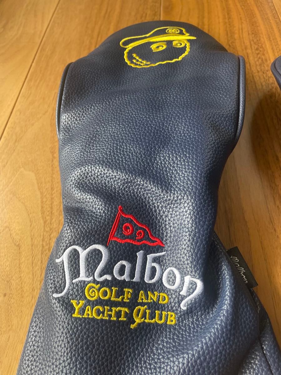 マルボンゴルフ　ヘッドカバー　 ウッド用カバー　ドライバーカバー　Malbon Golf