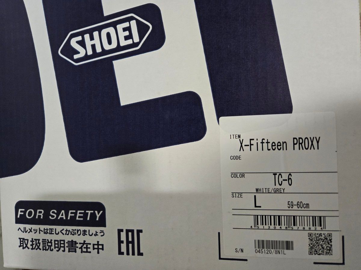 SHOEI X-Fifteen ショウエイ ヘルメットTC-6 PROXY L 59-60cm 