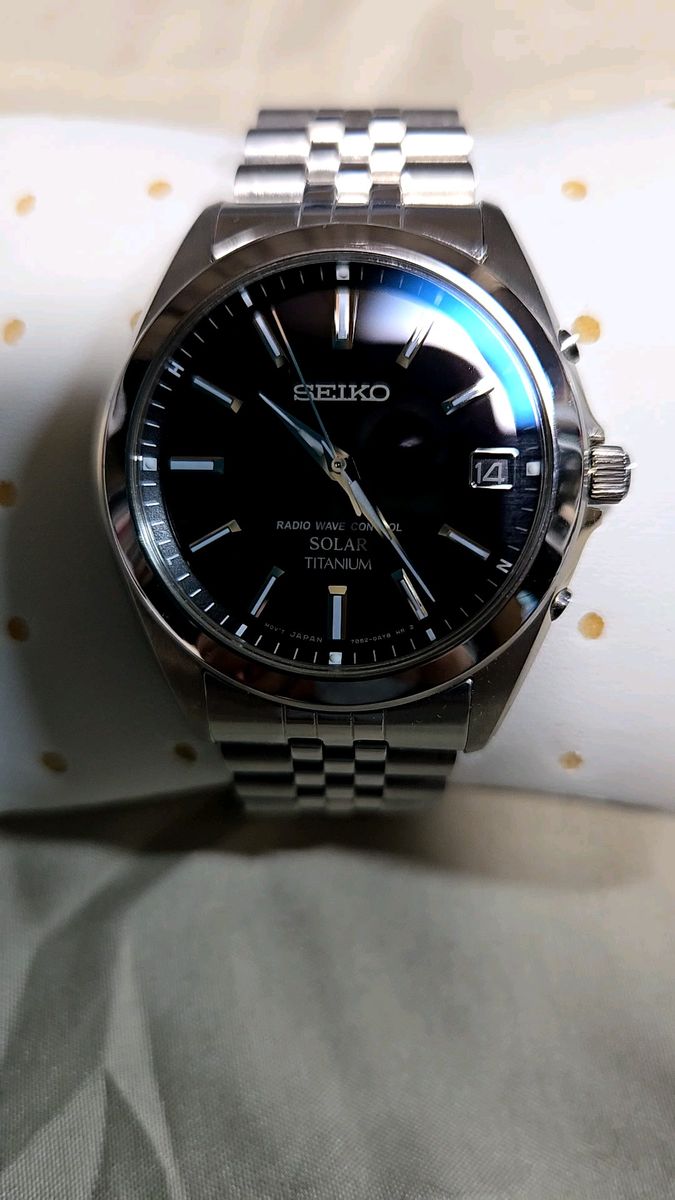 セイコー SEIKO　電波ソーラーチタニウム　sbtm217