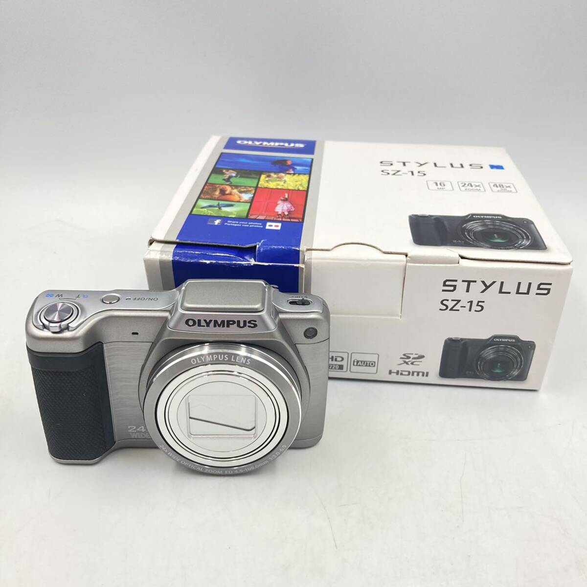 5/15 OR-C1006★OLYMPUS オリンパス STYLUS SZ-15★デジタルカメラ/コンパクトカメラ/付属品/DE0 DH5_画像1