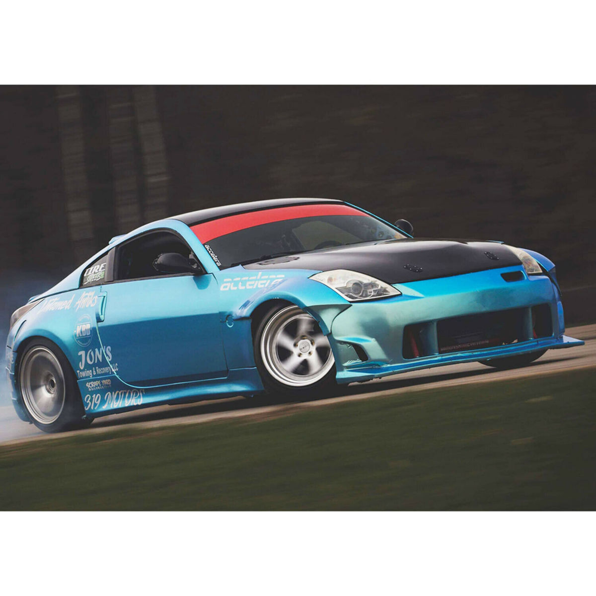 日産 5代目 フェアレディZ Z33/350Z '02～'08 前期/後期 社外品 ウレタン製 フロントバンパー エアロ パーツ カスタム 未使用 未塗装品 V.1_画像2