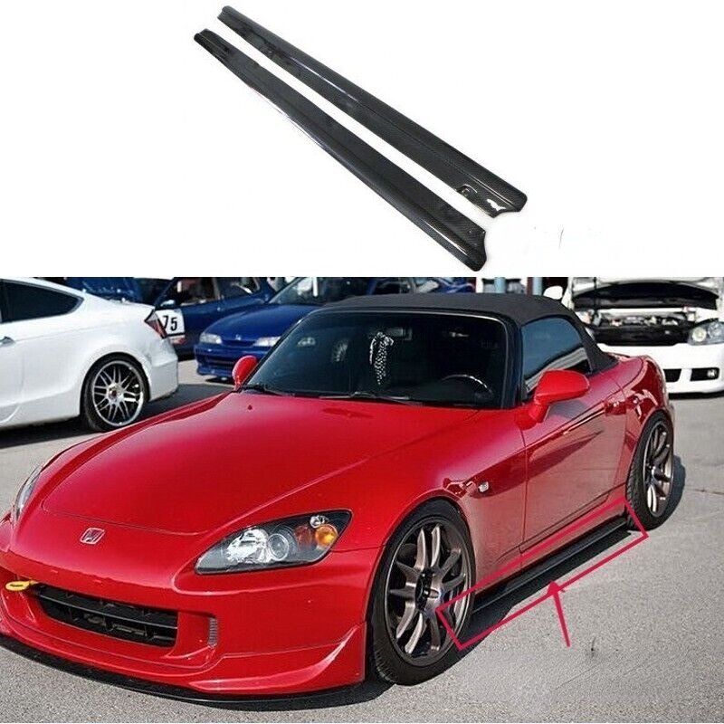 ホンダ S2000 AP1/AP2 前期/中期/後期 '99～'09 社外 カーボン製 サイドスカート/ステップ ディフューザー エクステンション エアロ 未使用_画像1