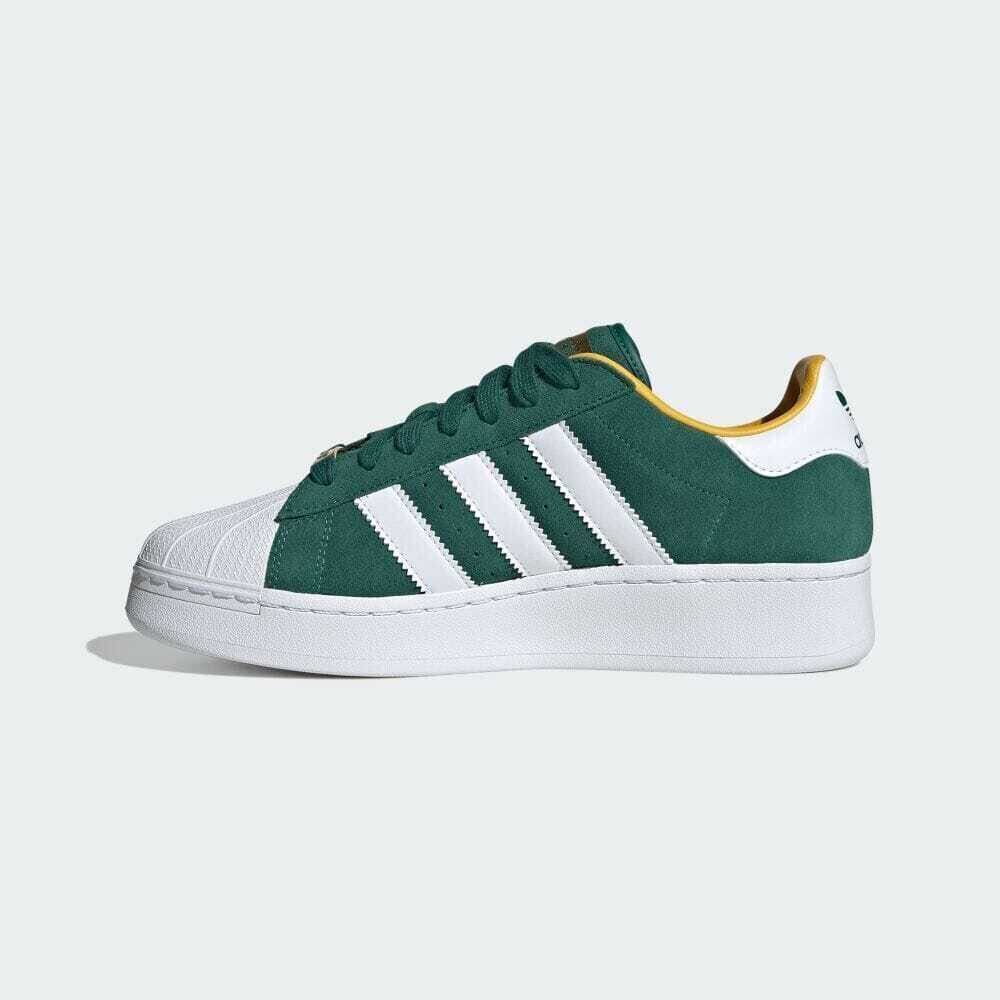 28.5cm 新品未使用 adidas Originals SUPERSTAR XLG スーパースター SST スニーカー シューズ スエード 金ベロ 人気 定番 箱有り 正規品