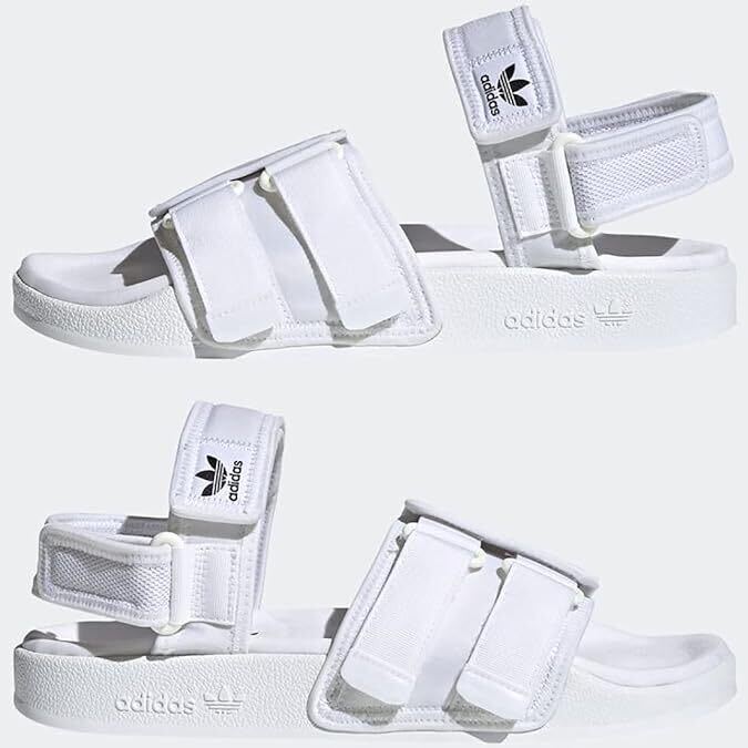 新品未使用 adidas Originals 25.5cm アディダス オリジナルス NEW ADILETTE SANDALS ニューアディレッタ サンダル シューズ 箱有り 正規品の画像6