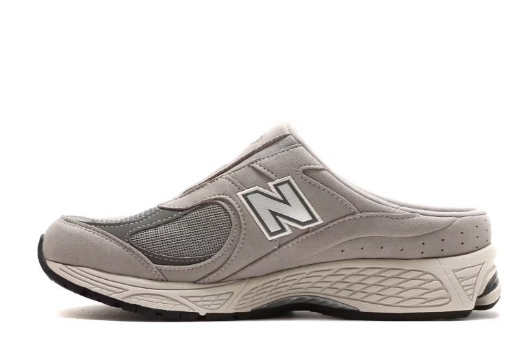 新品未使用 27.0cm New Balance M2002RMI ニューバランス ミュール スリッポン スニーカー シューズ グレー 人気 スエード 箱無し 正規品_画像3