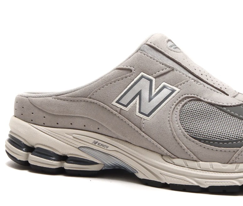 新品未使用 27.0cm New Balance M2002RMI ニューバランス ミュール スリッポン スニーカー シューズ グレー 人気 スエード 箱無し 正規品_画像9