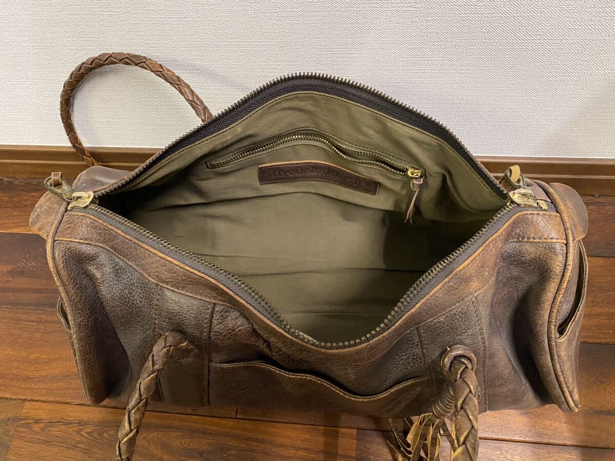 アルフレッドバニスター alfredoBANNISTER レザーボストンバッグ アルフレッドバニスター alfredoBANNISTER レザーボストンバッグ