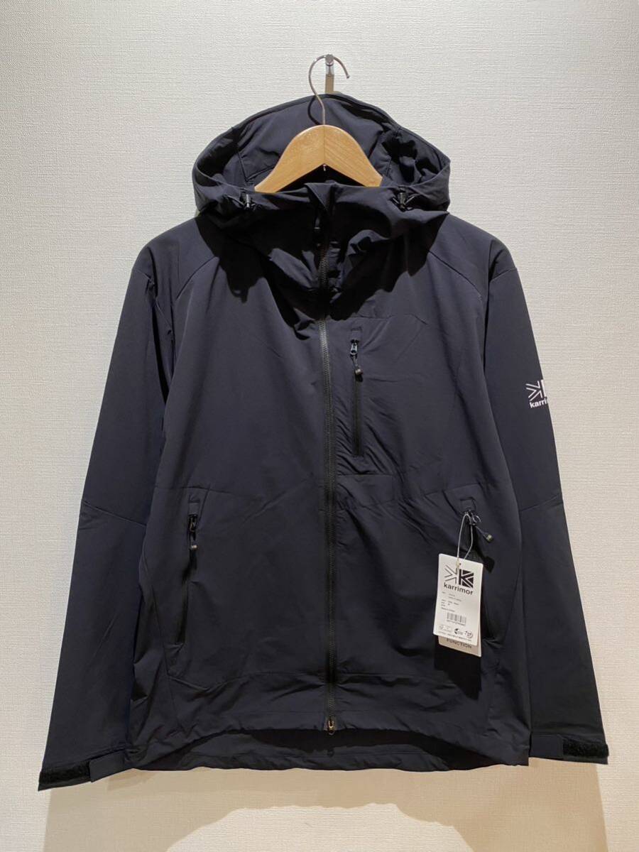 ★ 23SS カリマー Karrimor ナイロンパーカー arete LT parka アリート ライト パーカー sizeM ブラック 新品未使用タグ付き パッカブル_画像1