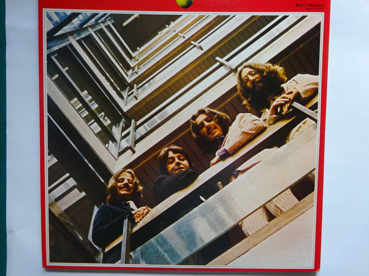 ビートルズ国内旗帯LP　14「ザ・ビートルズ／1962～1966」15「ザ・ビートルズ／1967～1970」　二枚組まとめて_画像2
