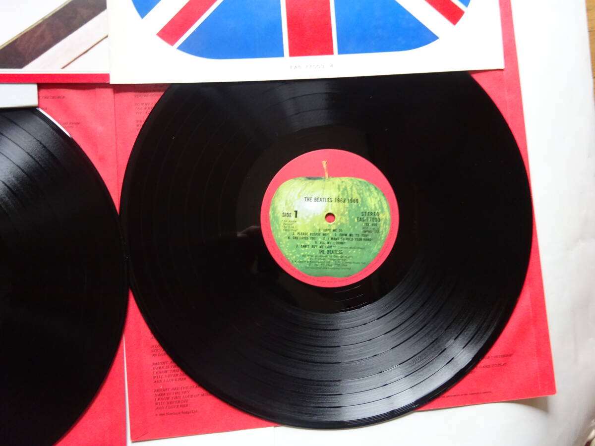 ビートルズ国内旗帯LP　14「ザ・ビートルズ／1962～1966」15「ザ・ビートルズ／1967～1970」　二枚組まとめて_画像5