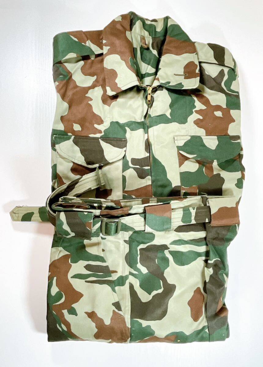 640 Ground Self-Defense Force старый камуфляж одежда верх и низ в комплекте 2 номер пустой . одежда камуфляж 1979 год 