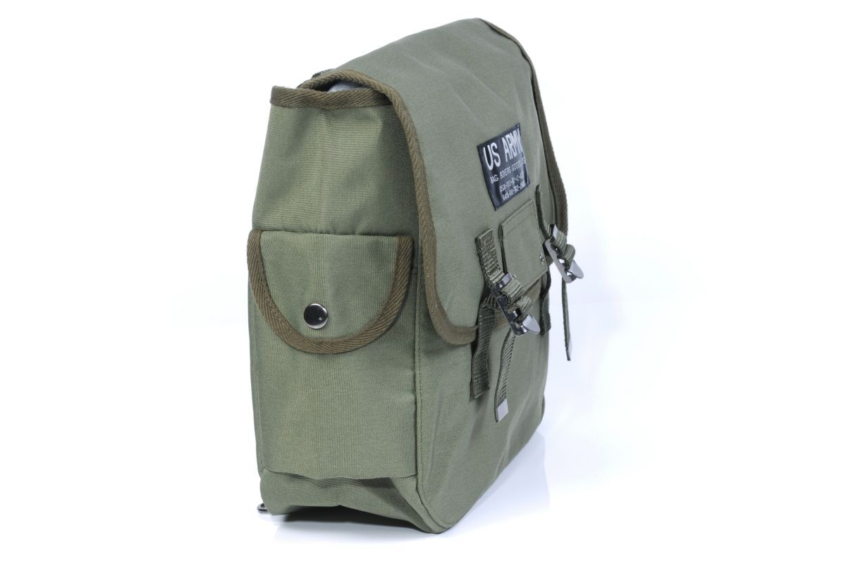 (8) Tachibana US Army bag saddle-bag limitation restoration!! single type small *GS400CBX400FGSX400E Zari Goki GT380 Hawk 2CBR400F