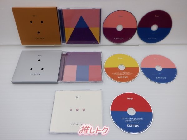 KAT-TUN CD 6点セット Roar 初回限定盤(CD+DVD)/期間限定盤1/2/3/通常盤/ファンクラブ会員限定盤(CD+DVD） [良品]_画像3