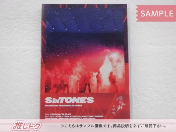 SixTONES DVD 慣声の法則 in DOME 通常盤 3DVD [難小]_画像1