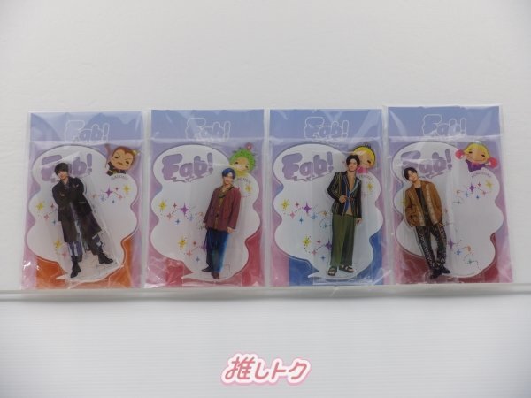 [ unopened ] Hey! Say! JUMP acrylic fiber stand Fab! Live speaks. 4 point set mountain rice field / have hill / middle island /..