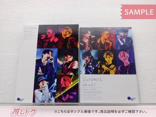 SixTONES DVD 2点セット on eST 心のなかで叫べ！ 初回盤(三方背デジパック仕様)/通常盤 [難小]_画像1