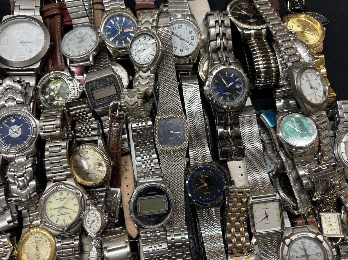 腕時計 大量 約500点 セット まとめて 時計 COACH SEIKO CITIZEN CASIO MUSK FOSSIL REGUNO klaeuse ALBA JUNGHANS folli follie 等 F211の画像8