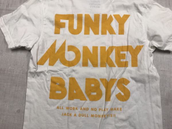 ファンキーモンキーベイビーズ FUNKY MONKEY BABYS ファンモン 邦楽 J-POP アーティスト グッズ 半袖Tシャツ カットソー メンズ L 白_画像3