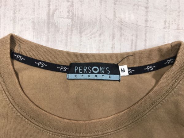  Person's PERSON\'S SPORTS люкс Golf стразы короткий рукав футболка cut and sewn женский M бежевый 