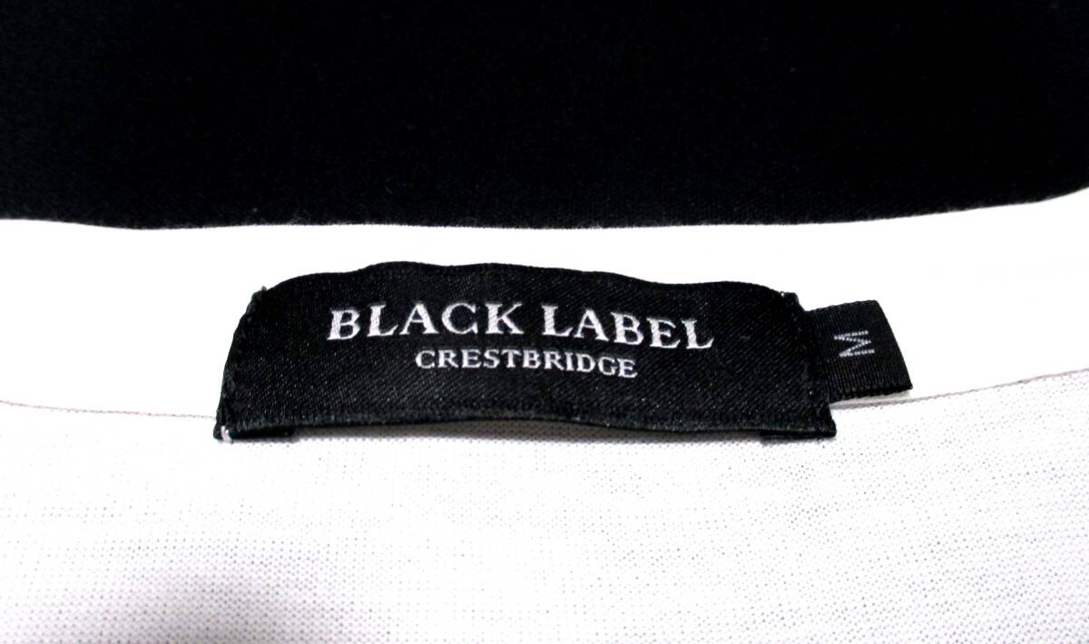 美品 ブラックレーベルクレストブリッジ BLACKLABEL CRESTBRIDGE ショルダークレストブリッジチェックデザイン Vネックカットソー サイズ M_画像6