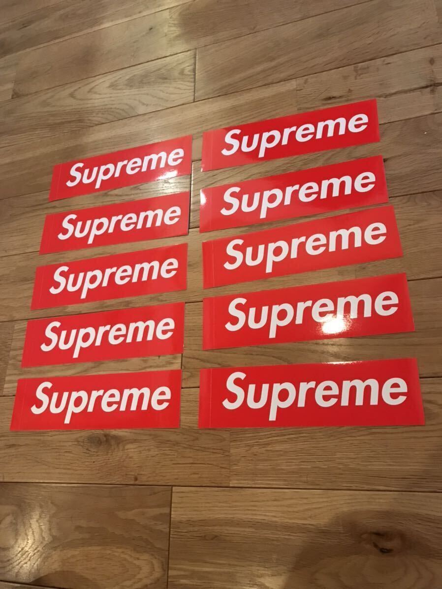 Supreme ノベルティー ステッカー 10枚 Box Logo シュプリーム ボックスロゴ sticker_画像1