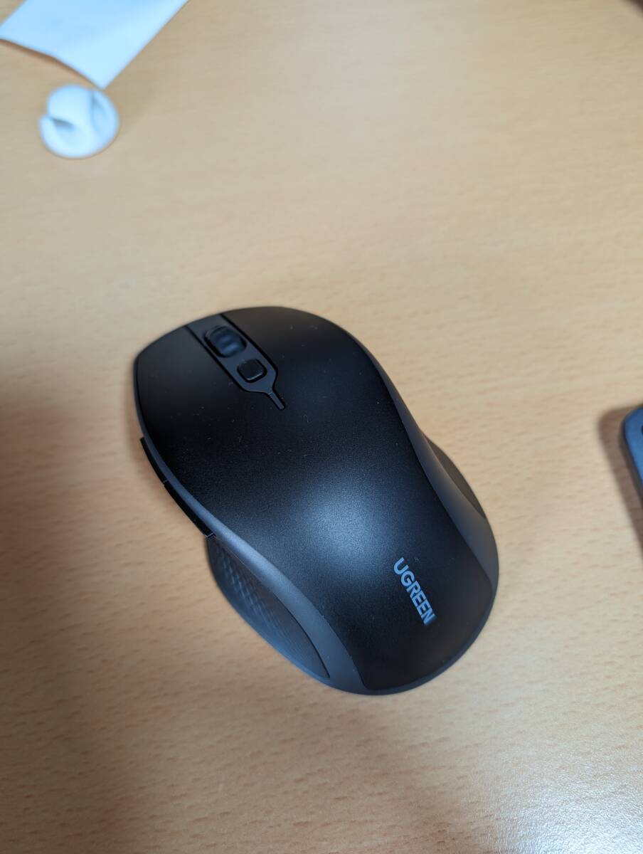 UGREEN Ergonomic Wireless MOUSE 2.4g/Bluetooth対応＋DPI切替　静音ワイヤレスマウス_画像2