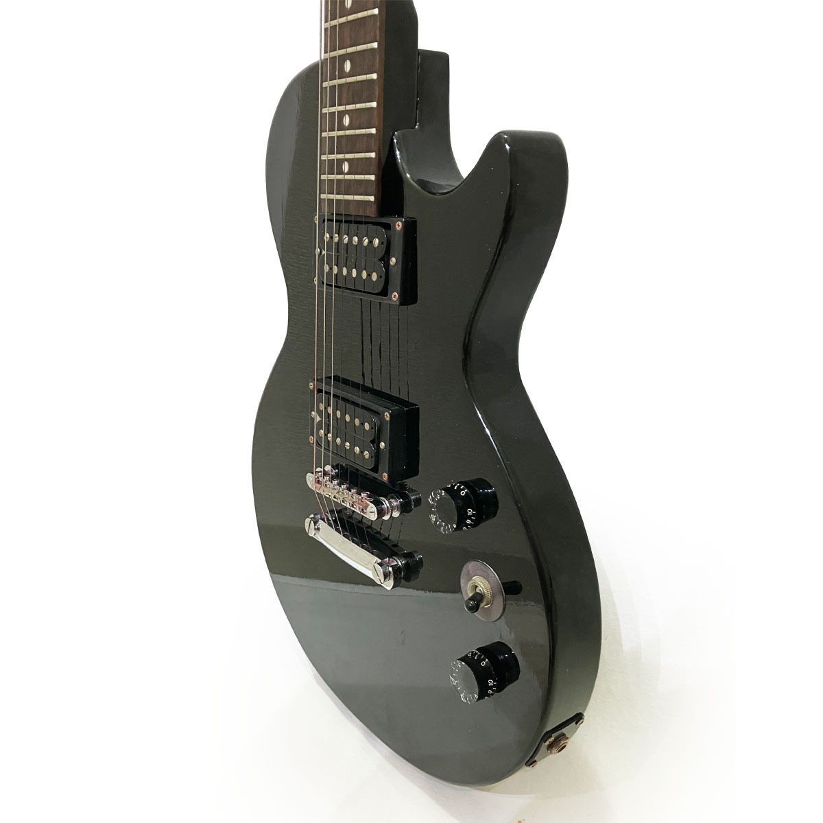 エピフォン レスポール スペシャル モデル ブラック EPIPHONE LES PAUL SPECIAL MODEL 完動品 正規品 本物 黒 ハムバッカー 名作 ギター_画像3