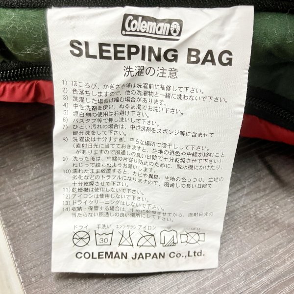 1円〜 【Coleman】 コールマン 170S0500J シュラフ スーパープロモーション 寝具 封筒型 3シーズン 車中泊 キャンプ レジャー アウトドア_画像5