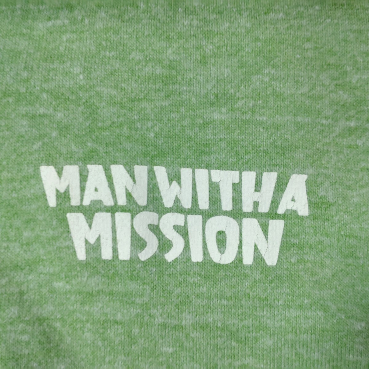 *MAN WITH A MISSION Logo Parker (DJ Santa Monica цвет )M размер б/у *mwam man with футболка 