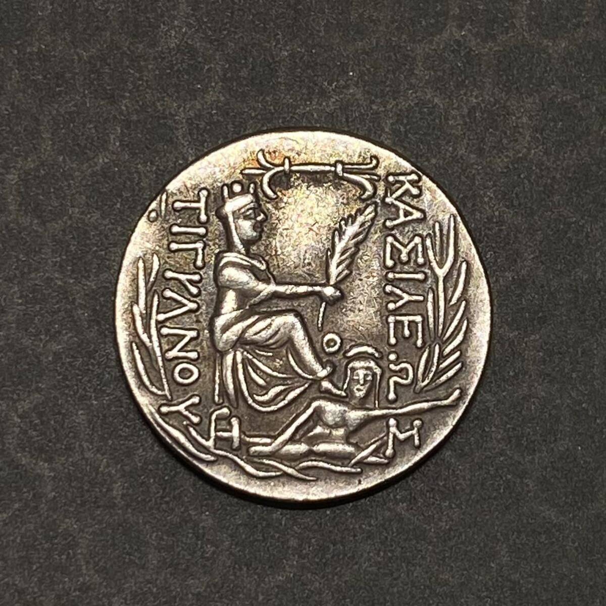 古代ローマ帝国古銭　貿易専用銀貨　約3.93g 稀少・前期タイプ　硬貨コインコレクション_画像2