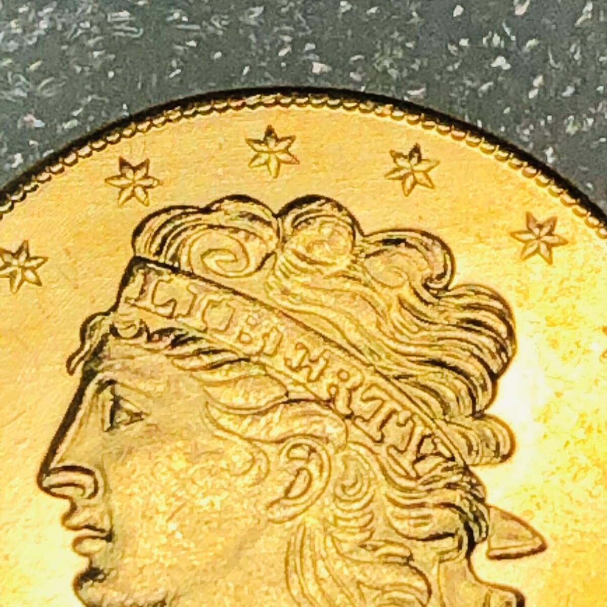 金貨　1834年　5ドル　クラシックヘッド イーグル リバティ アメリカ　重さ約4.36g 古銭 自由の女神 コイン _画像3