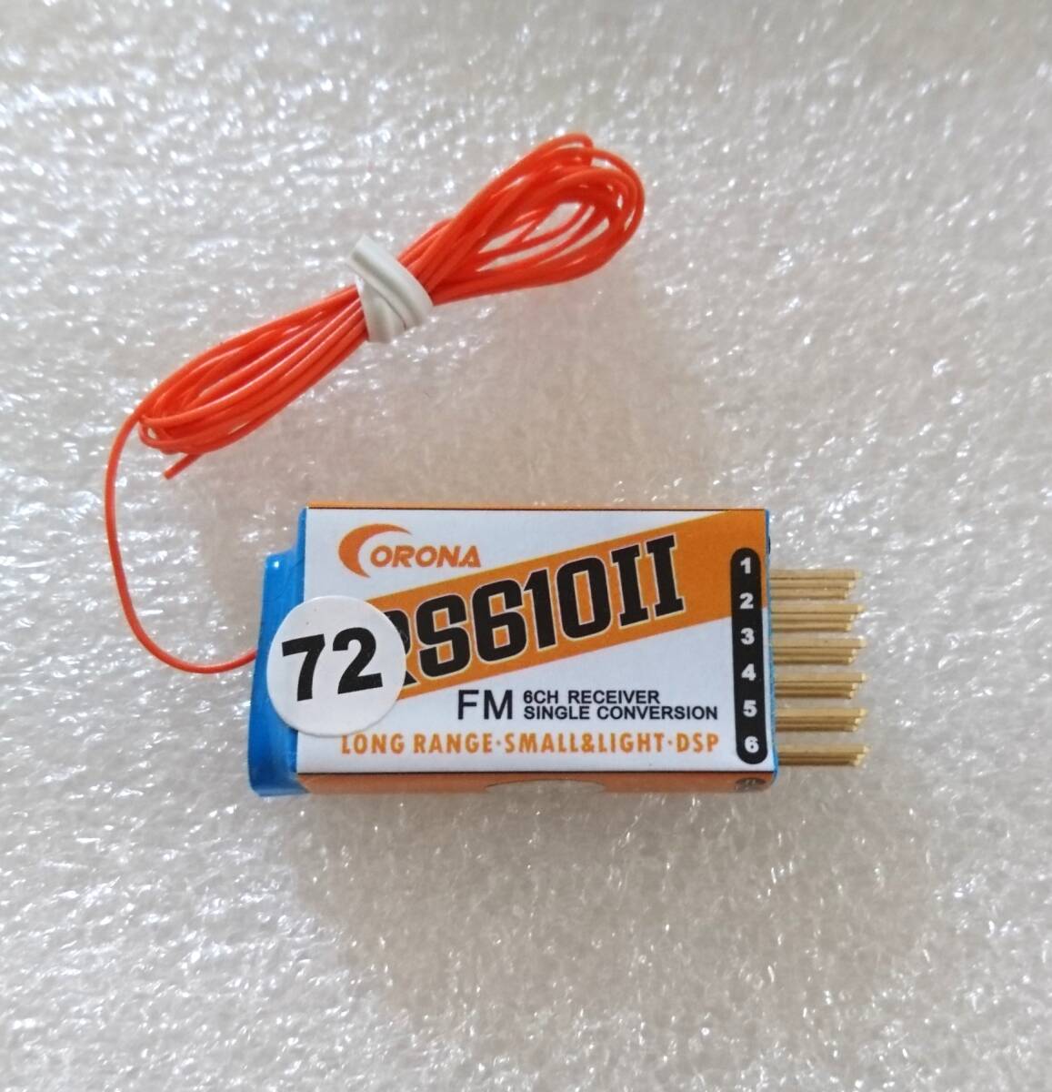 GWS 4チャンネル FM受信機 R-4PII/H 送受信機用 クリスタル付き CORONA RS610II 6チャンネル FM受信機_画像4