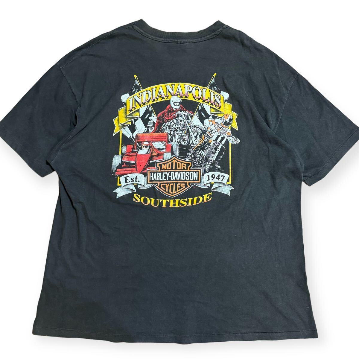 【鬼フェード】USA製 シングルステッチ HARLEY DAVIDSON T 鬼フェード】USA製 シングルステッチ HARLEY DAVIDSON T