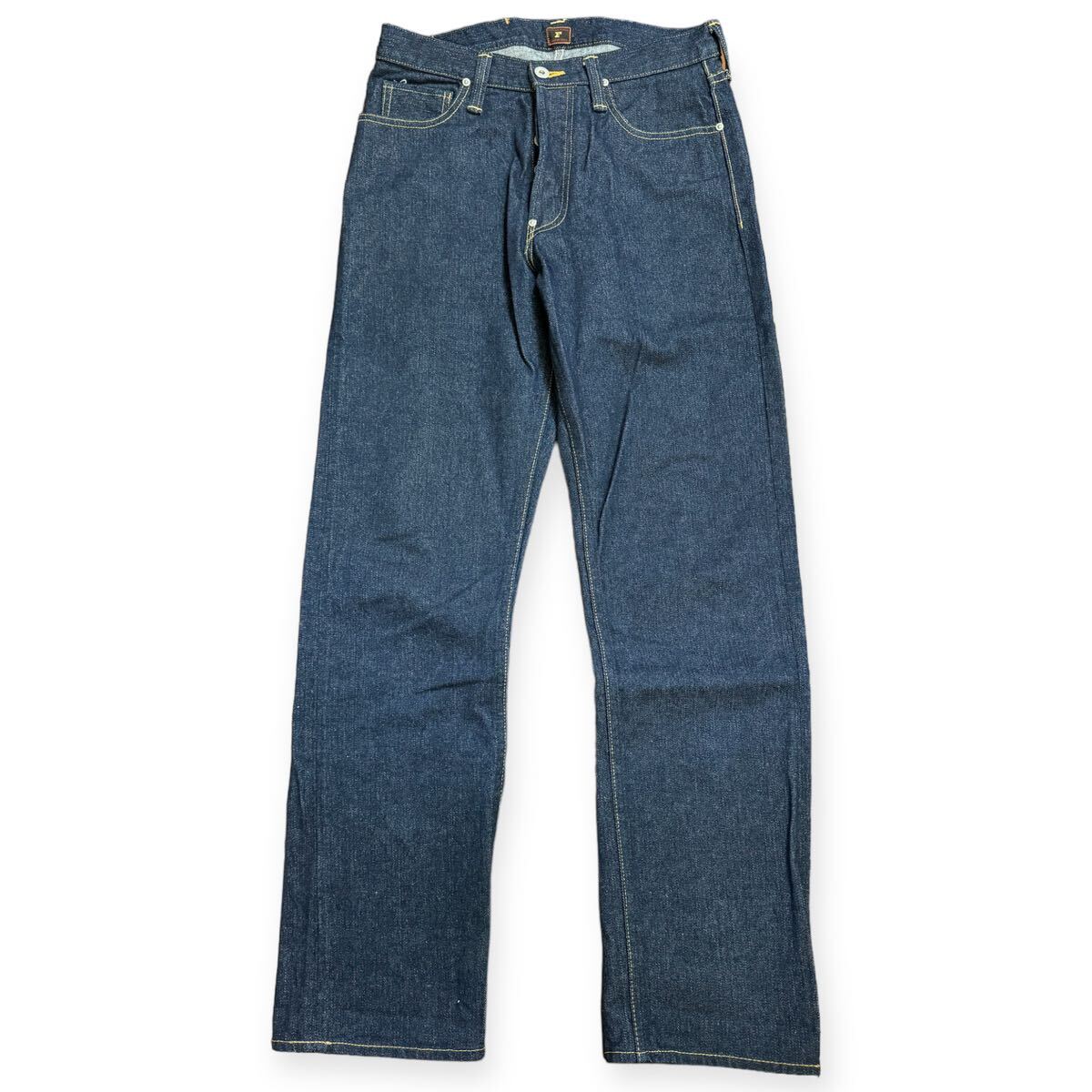  極美品 濃紺 限定モデル 完売品 FULLCOUNT 1107 30周年記念 Cowboy Jeans WW2大戦モデル デニムパンツ W30_画像2