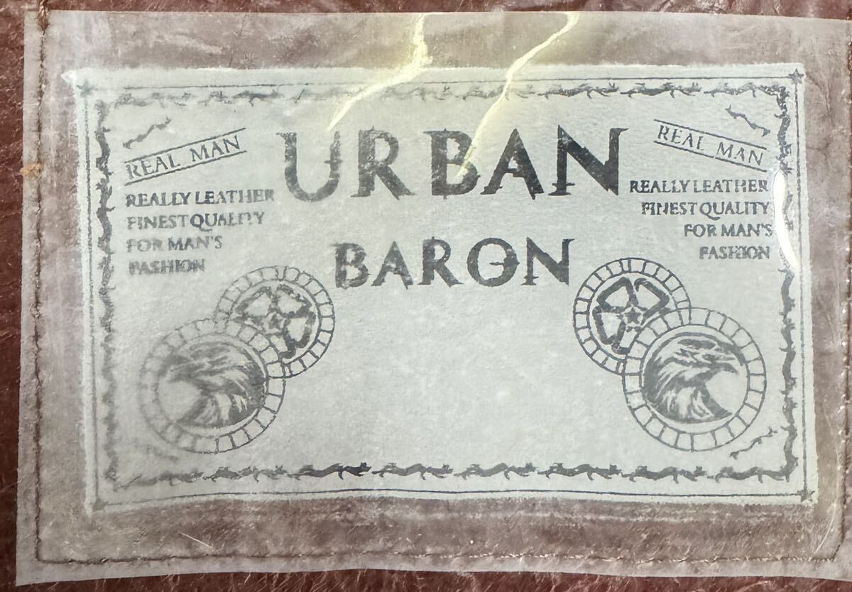 雰囲気抜群 URBAN BARON 羊革 ムートン レザージャケット ブラウン XLサイズ_画像10