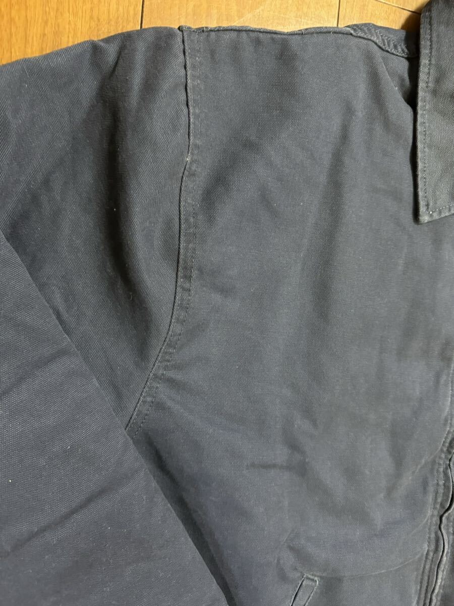 Dickies ビンテージ 両面刺繍 デトロイトジャケット XLサイズ ネイビー キルティングライナー ビッグサイズ ワークウェア 古着_画像5