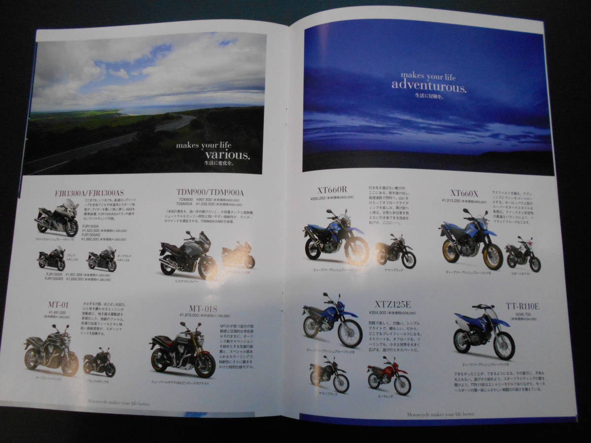 ☆プレストコーポレーション　ニューモデルコレクション　2010年(カタログ ヤマハ 逆車 バイクカタログ オートバイカタログ MT-01 YZF-R1_画像6