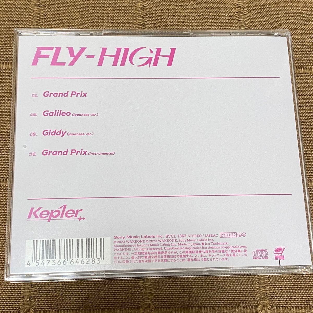 Kep1er FLY-HIGH 通常盤(ピクチャーレーベル イェソ)