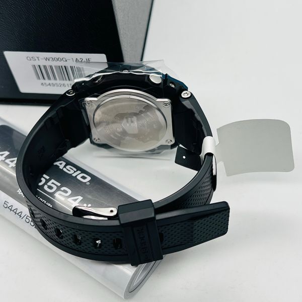 未使用 G-SHOCK GST-S300G-1A2 カシオ ブルーxブラック CASIO 腕時計 メンズ アナデジ ソーラー電波時計 G-STEEL Gスチール カシオ メンズ_画像4