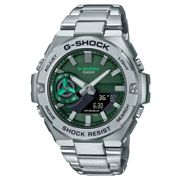 未使用 CASIO G-SHOCK Gショック GST-B500AD-3A(GST-B500AD-3AJR同等) G-STEEL Bluetooth スマホリンク タフソーラー 腕時計_画像1