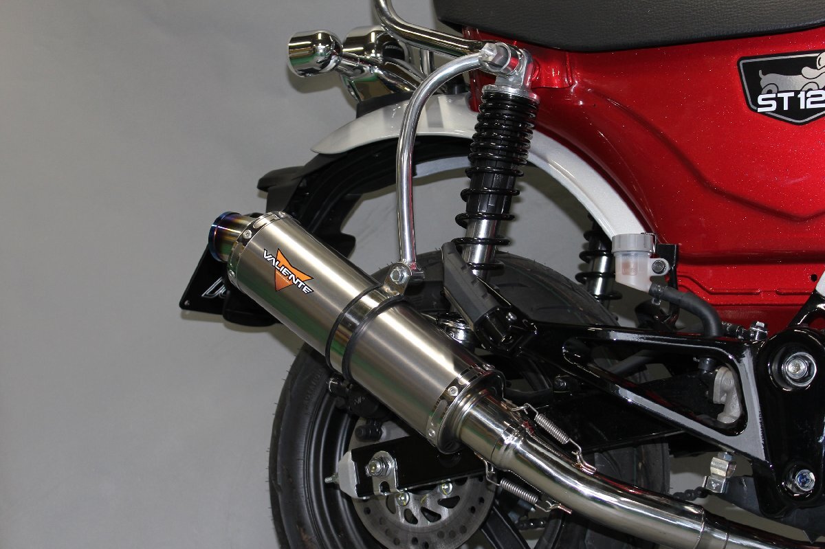 DAX125 バイクマフラー 8BJ-JB04 スパルタ チタンソリッド ダウンタイプ マフラー ホンダ バイク用品 バイクパーツ フルエキ v-201-sp20_画像1