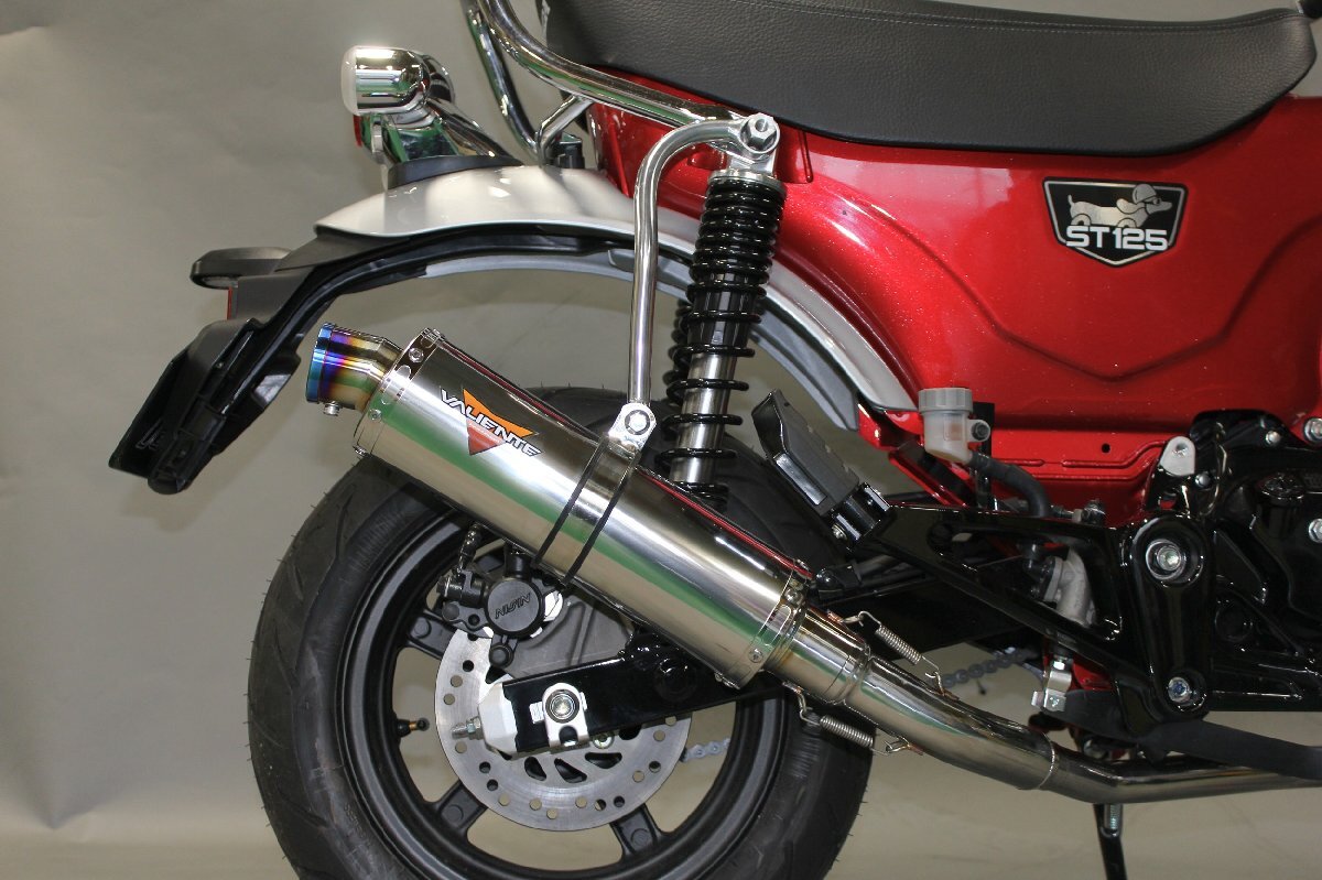 DAX125 バイクマフラー 8BJ-JB04 スパルタ SUS ステンレス ダウンタイプ マフラー ホンダ バイク用品 バイクパーツ フルエキ v-202-sp20_画像4