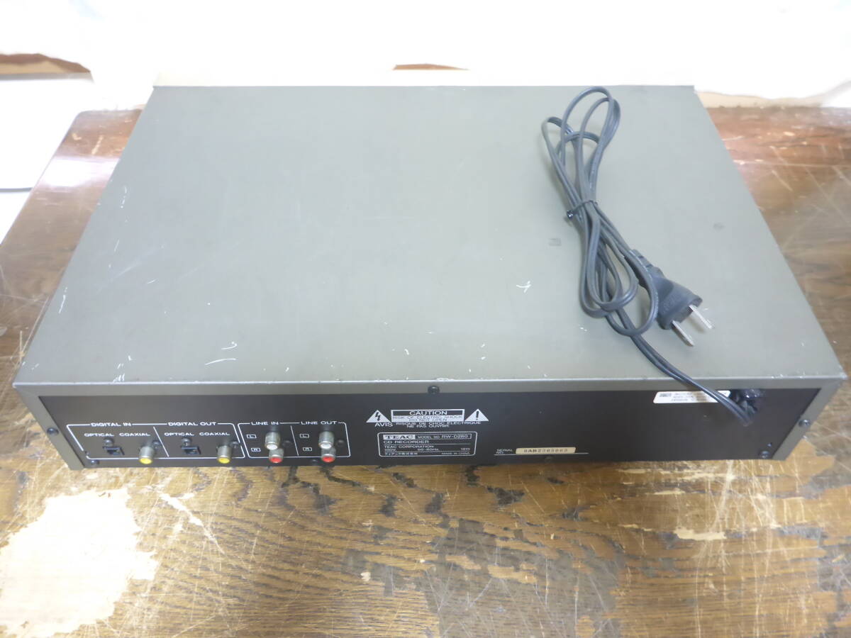 TEAC RW-D280 CDレコーダー ティアック 1の画像3