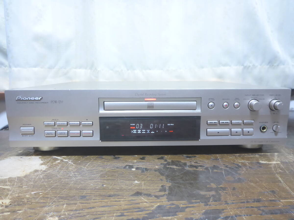 pioneer PDR-D7 CD recorder Pioneer 