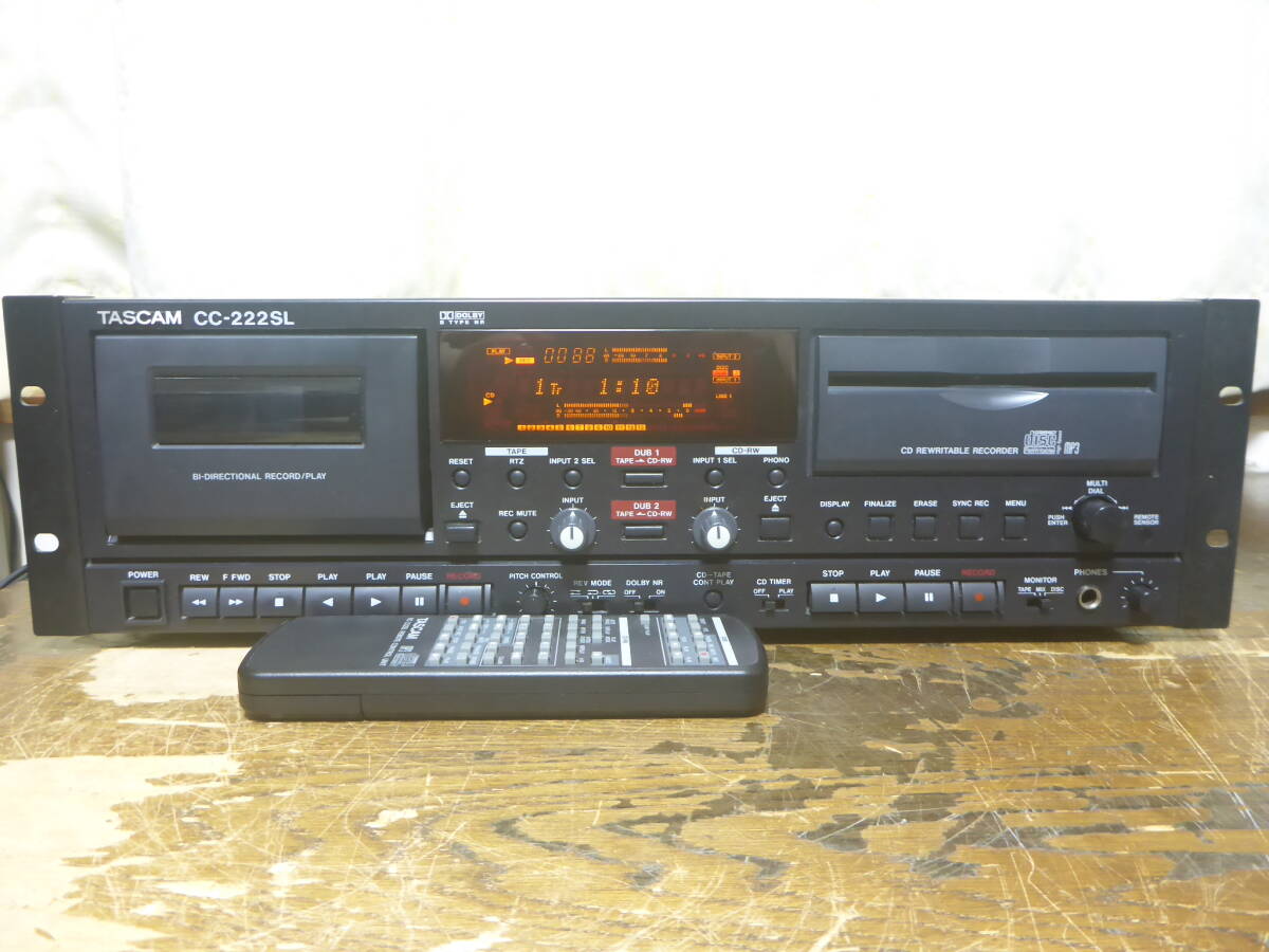 TASCAM CC-222SL business use CD cassette recorder Tascam 