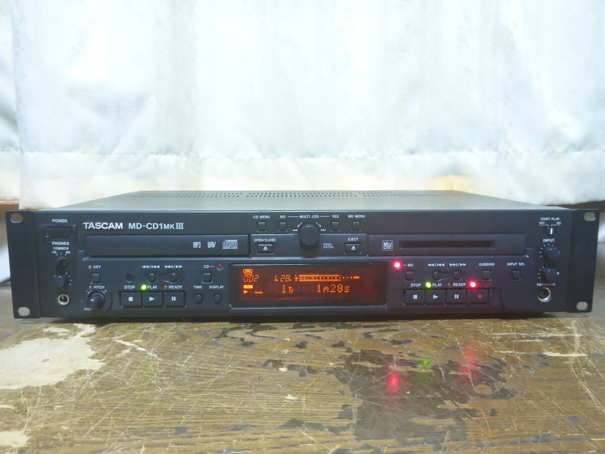 TASCAM MD-CD1MKⅢ business use CD player /MD recorder Tascam 1